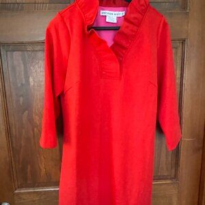 Gretchen Scott Red Ruffneck Dress